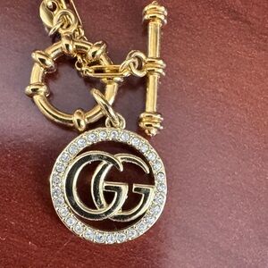 ***Butones Jewelry ~ Gold GG Pendant Necklace